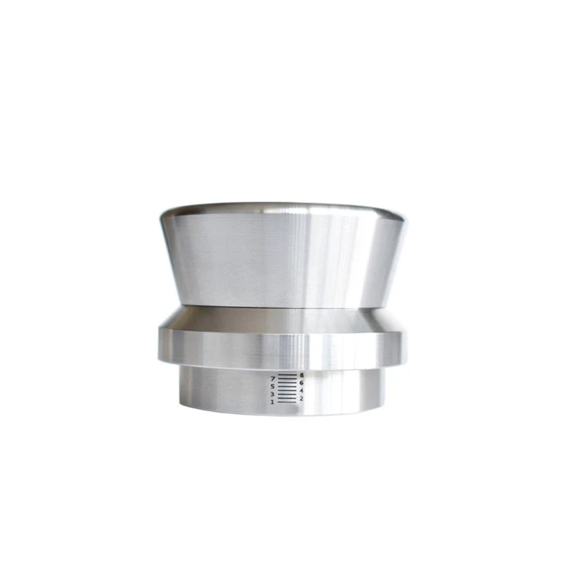 Level Tamper réglable 100 % Inox - ø51mm au ø58mm | JoeFrex