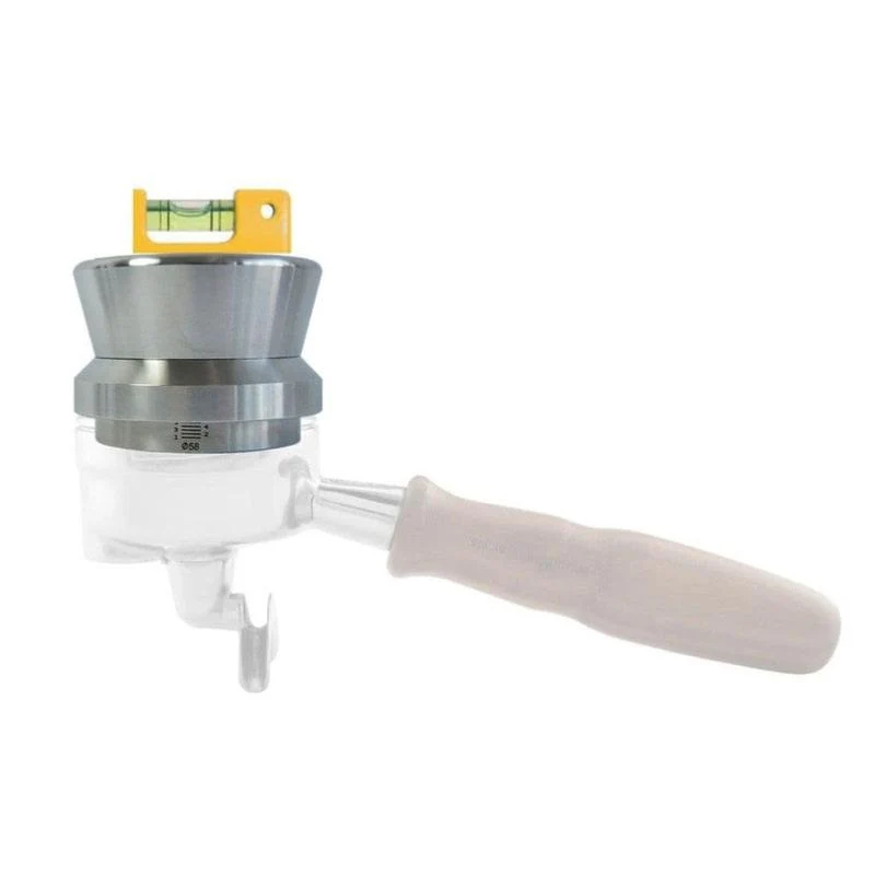 Level Tamper réglable 100 % Inox - ø51mm au ø58mm | JoeFrex