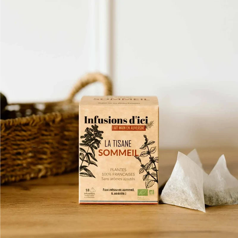 La Tisane BIO Sommeil - 18 sachets | Infusions d'Ici