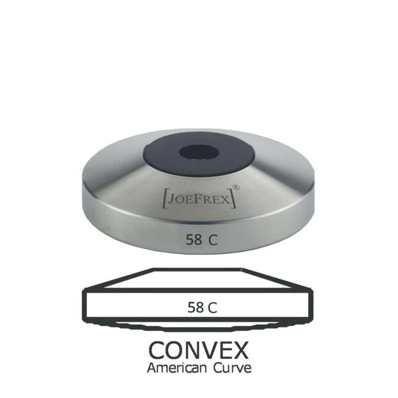 Tamper Base Convex Inox - Ø53mm à Ø58mm | JoeFrex