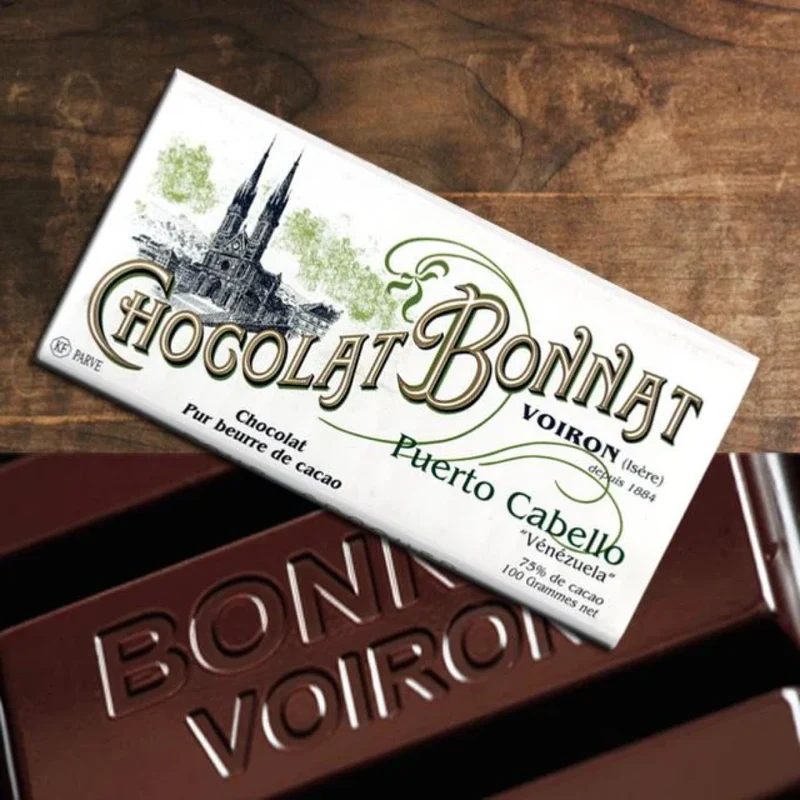 Chocolat Noir Venezuela Puerto Cabello - 75% cacao - 100 Gr | Bonnat