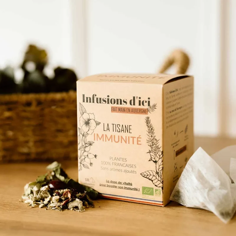 La Tisane BIO Immunité - 18 sachets | Infusions d'Ici