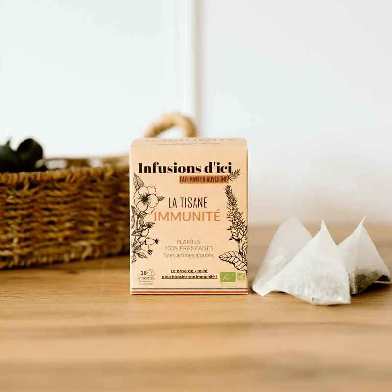 La Tisane BIO Immunité - 18 sachets | Infusions d'Ici
