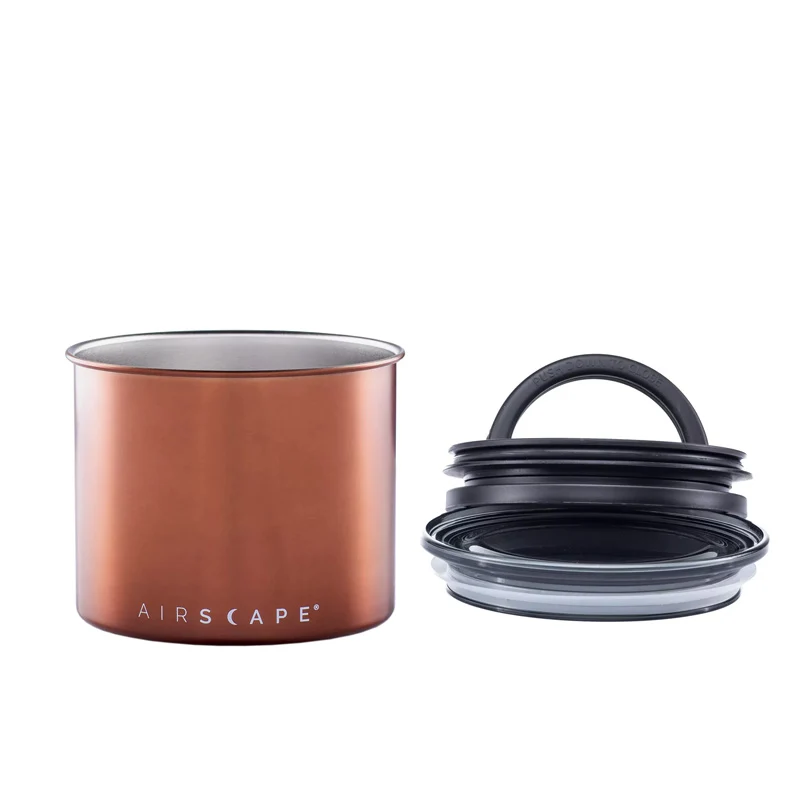 Boite Conservatrice Inox - Cuivre Brossé - 250 Gr | Airscape