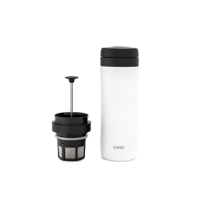 Cafetière à Piston Travel Press P1 Blanc - 350 ml | Espro