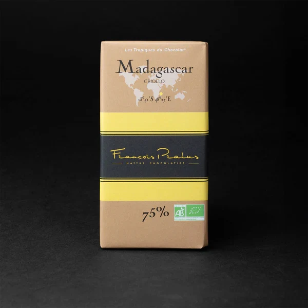 Chocolat Bio Madagascar - 75% cacao - 100 Gr | Pralus