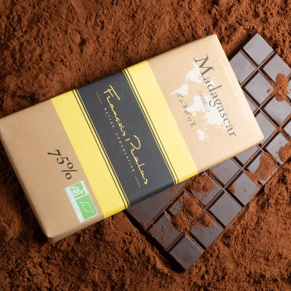 Chocolat Bio Madagascar - 75% cacao - 100 Gr | Pralus