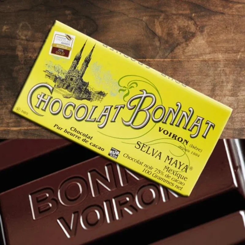 Chocolat Noir Mexique Selva Maya - 75% cacao - 100 Gr | Bonnat