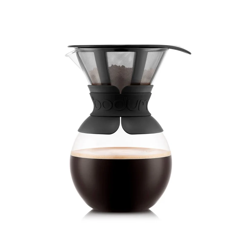 Cafetière Pour Over Noir - 1 L | Bodum