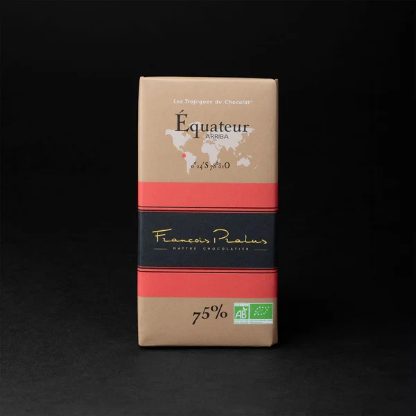 Chocolat Noir Bio Equateur - 75% cacao - 100 Gr | Pralus