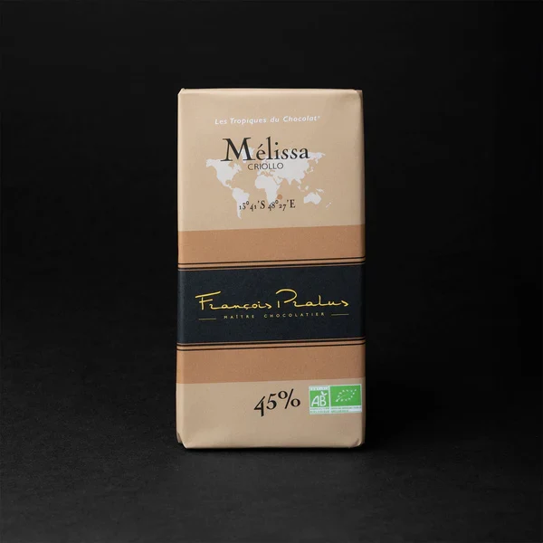 Chocolat au Lait BIO Melissa - 45% cacao - 100 Gr | Pralus