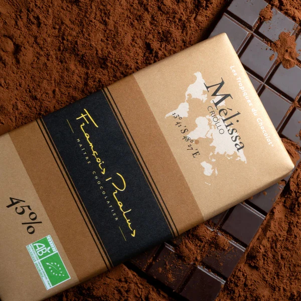 Chocolat au Lait BIO Melissa - 45% cacao - 100 Gr | Pralus
