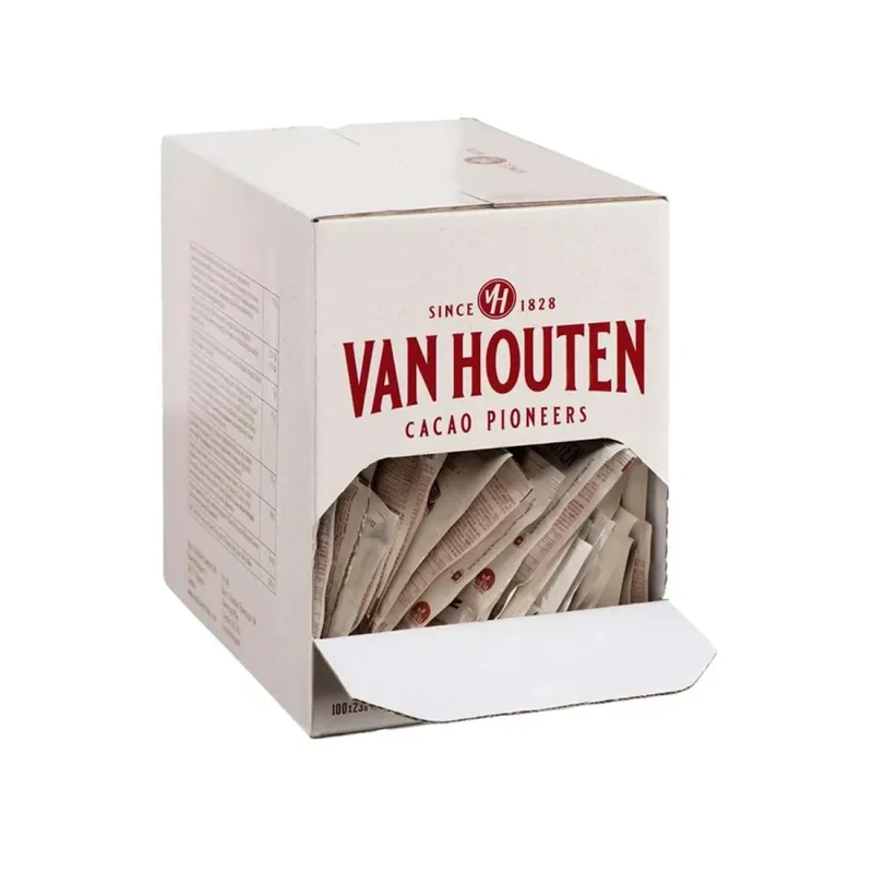Chocolat Lacté en Poudre - Dosettes Individuelles x100 | Van Houten