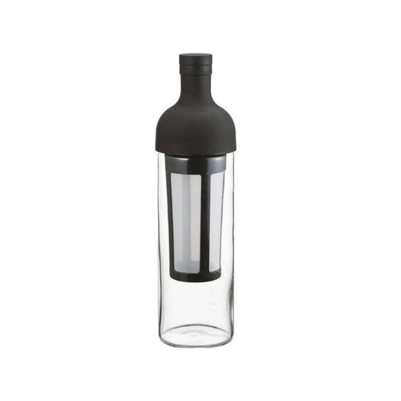 Bouteille en Verre avec Filtre pour Café Glacé Noir - 0.7 L | Hario