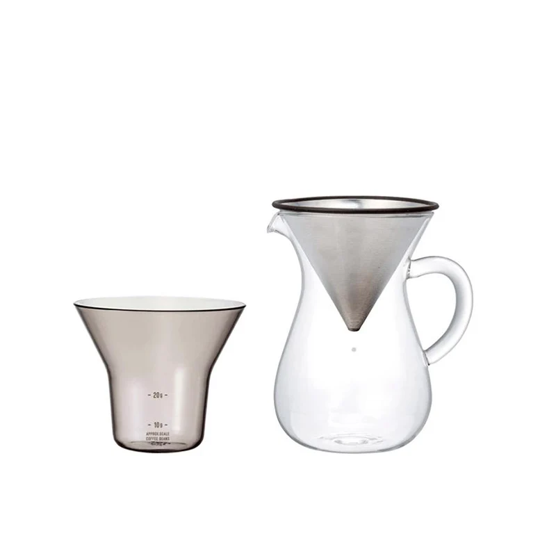 Carafe avec Filtre Permanent Inox SCS-02-CC-ST - 300 ml | Kinto