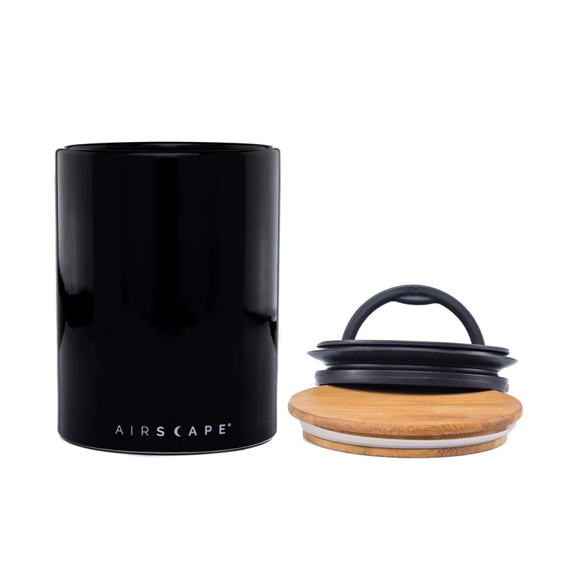 Boite Conservatrice Céramique Noir Brillant - 500 Gr | Airscape