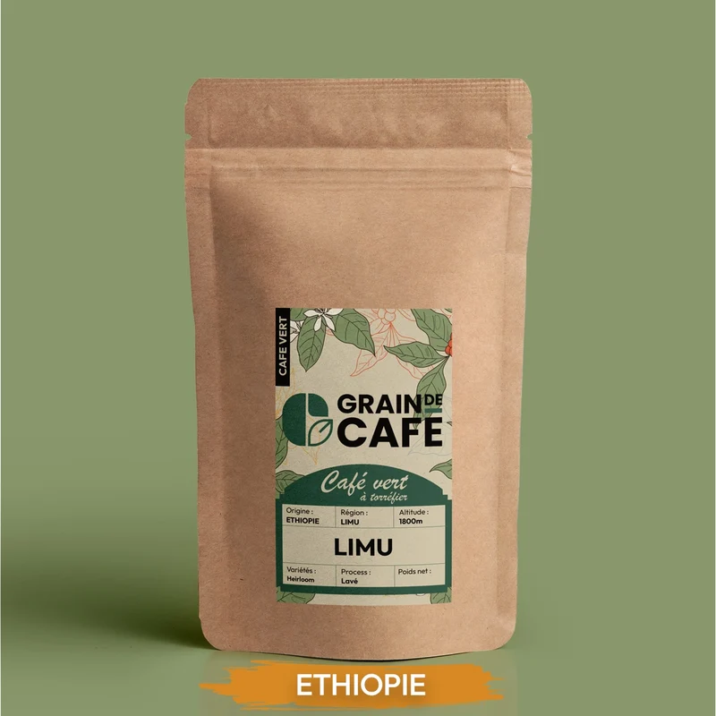 Café Vert Ethiopie Moka Limu - 1 Kg | 100% Arabica