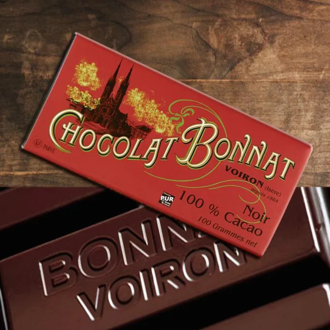 Chocolat Noir - 100 % Cacao - 100 Gr | Bonnat