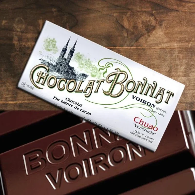Chocolat Noir Chuao Vénézuela - 75% cacao - 100 Gr | Bonnat