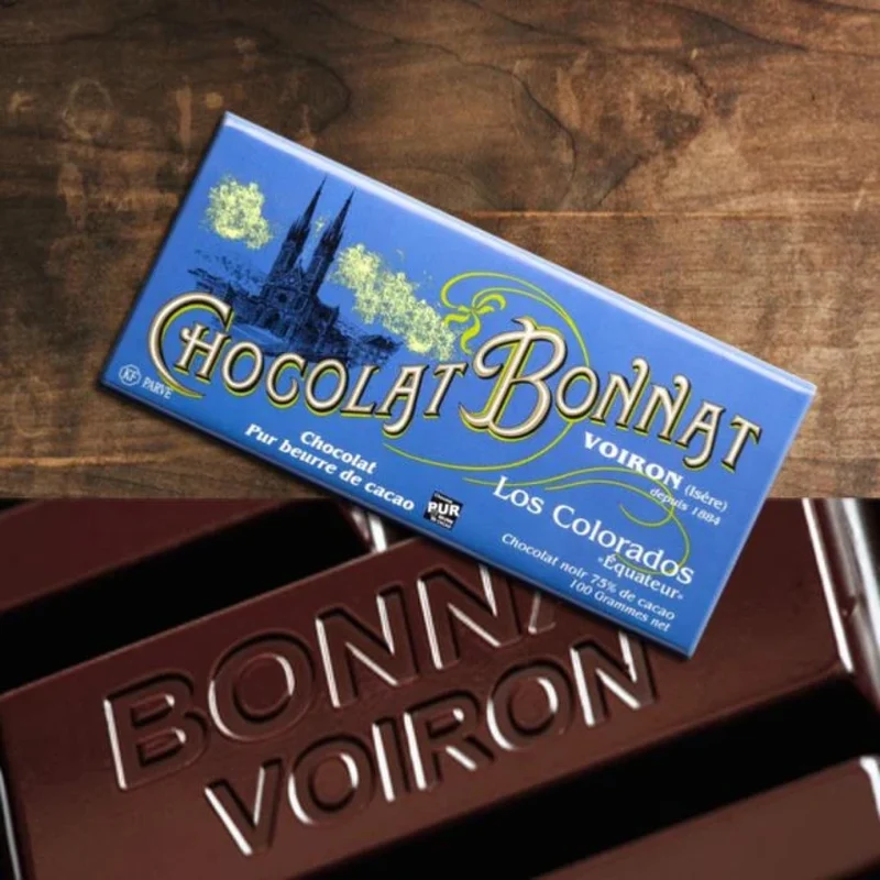 Chocolat Noir Los Colorados Equateur - 75% cacao - 100 Gr | Bonnat