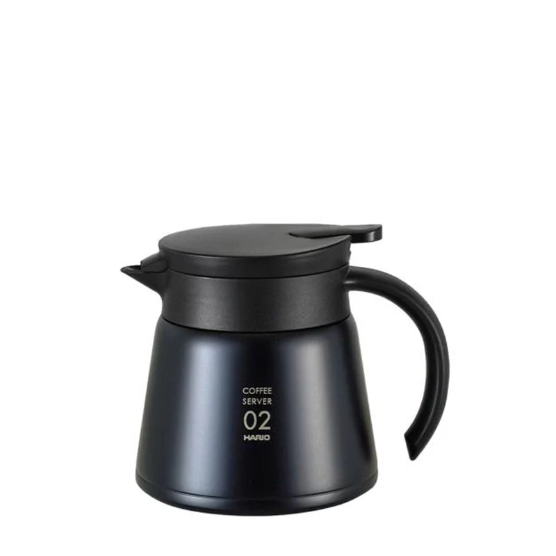 Carafe Isotherme Inox - Noir - 600ml | Hario