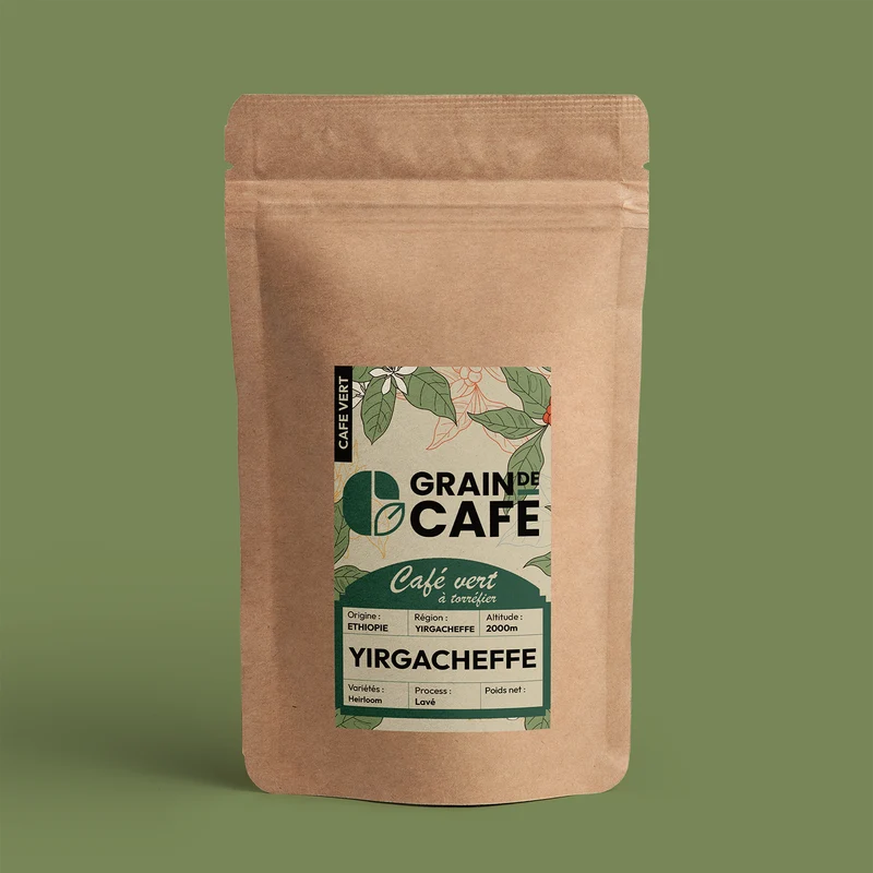 Café Vert Ethiopie Moka Yirgacheffe - 1 Kg | 100% Arabica