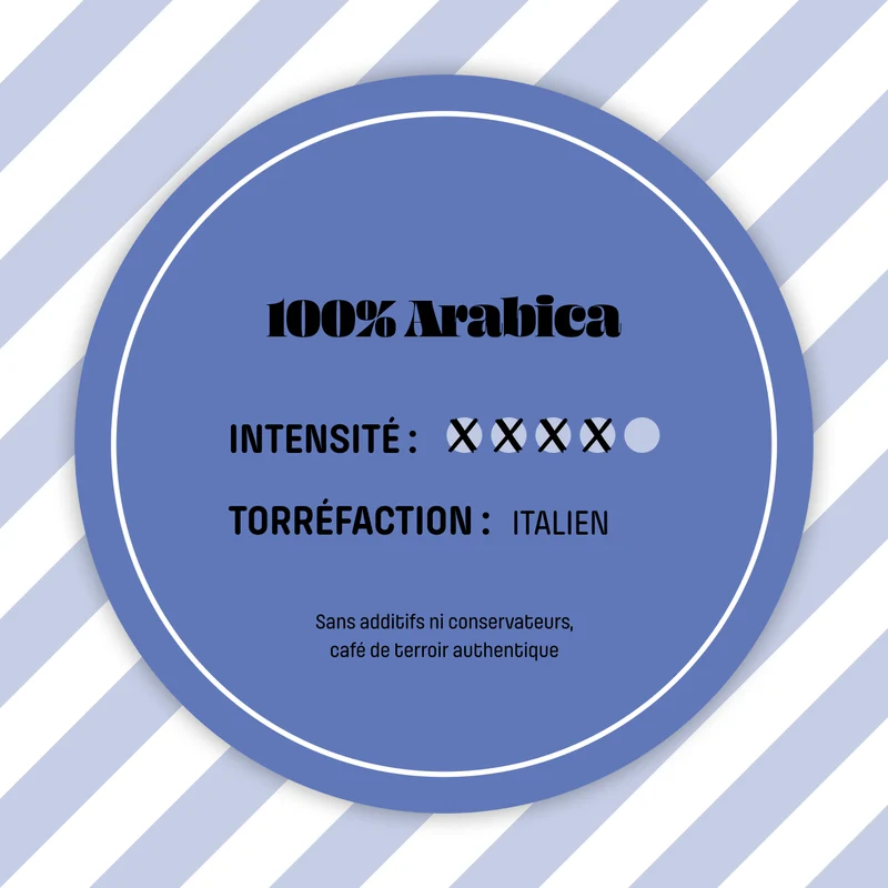 Café en Grain Presto - Blend Expresso Corsé | Arabica/Robusta - Goût Italien