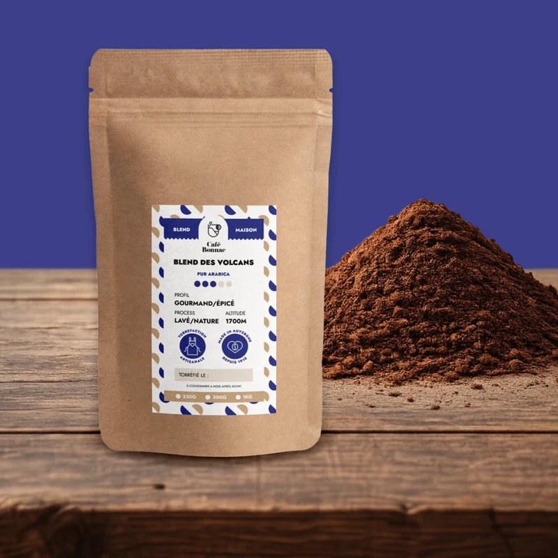 Café Moulu Blend des Volcans - Café Bonnac | 100% Arabica
