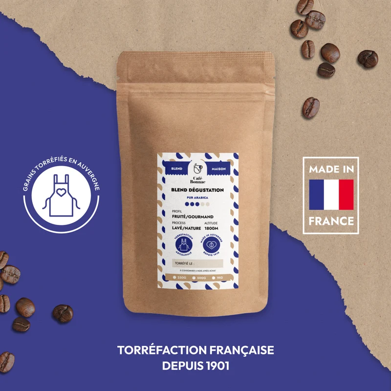Café en Grain Blend Dégustation - Café Bonnac | 100% Arabica