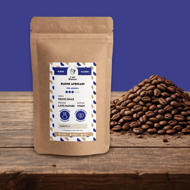 Café en Grain Blend Africain - Café Bonnac | 100% Arabica