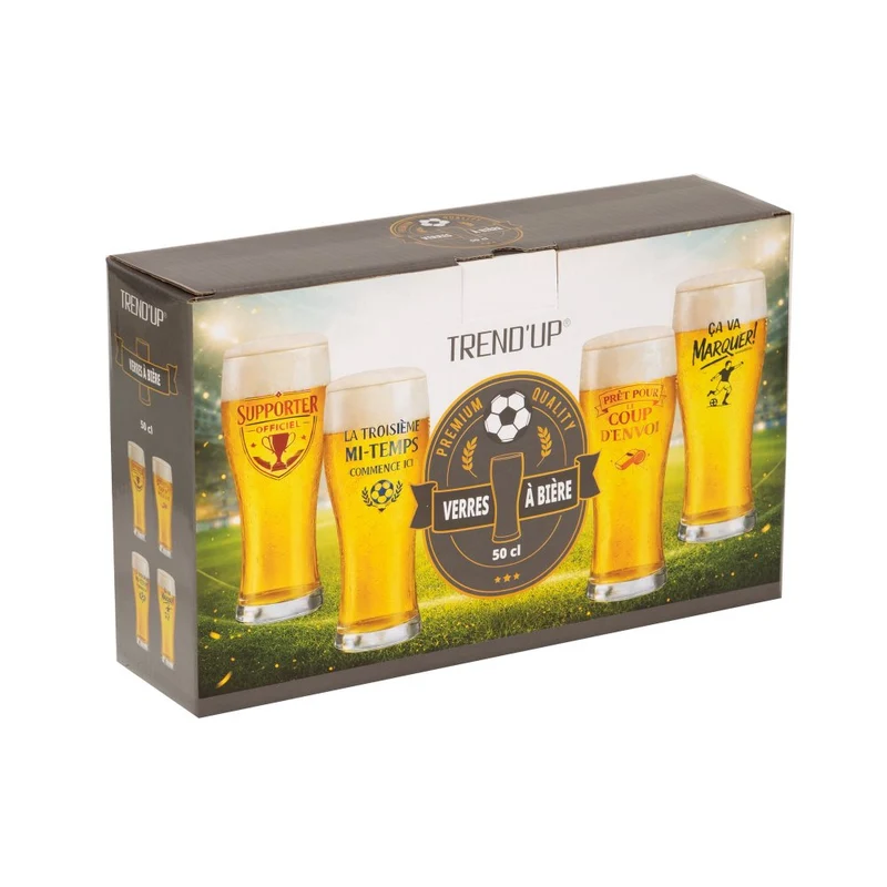 Coffret de 4 verres Brasserie 50 cl - Trend'Up