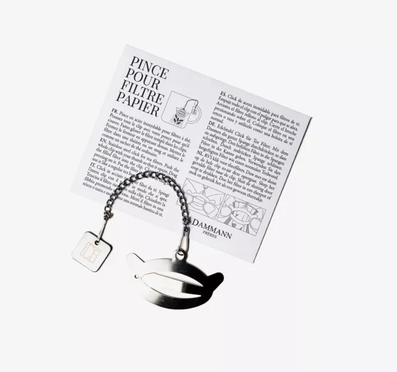 Pince pour filtre papier inox - Dammann Frères