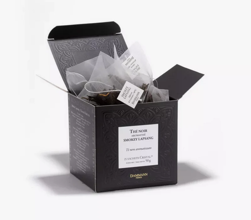 Boite de 25 sachets cristal Smokey Lapsang - Dammann Frères