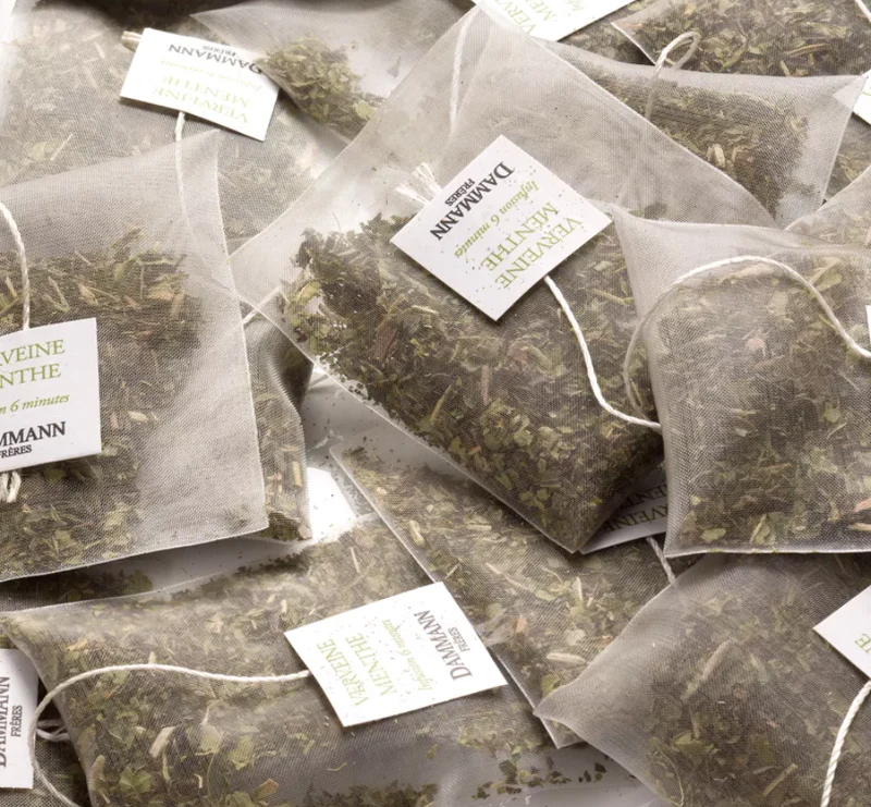 Boite de 25 sachets cristal Infusion verveine & menthe poivrée - Dammann Frères