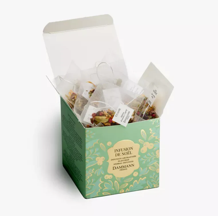 Boite de 25 sachets cristal Infusion de Noël - Dammann Frères