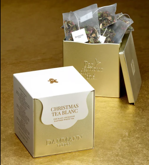 Boite collector Christmas tea Blanc - Dammann Frères