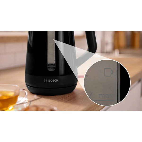 Bouilloire électrique MyMoment noir 1,7 L 2400 W TWK1M123 Bosch