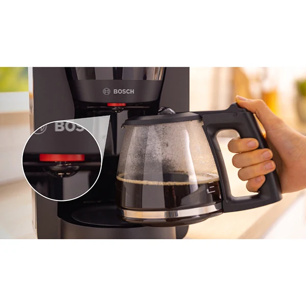 Cafetière filtre électrique MyMoment noir 1200 W TKA2M113 Bosch