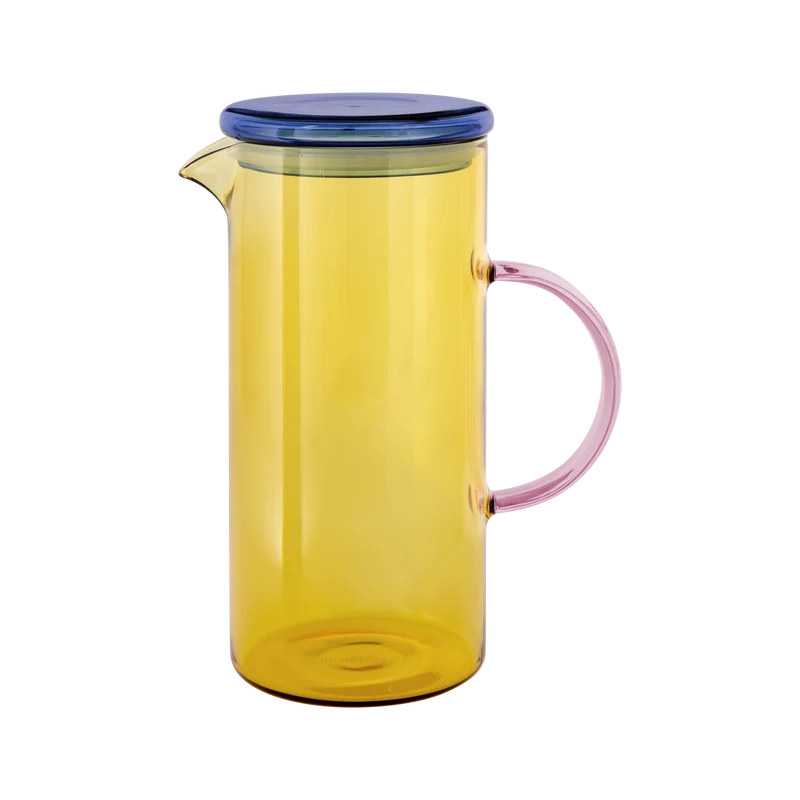 Carafe en verre Fred yellow - Remember