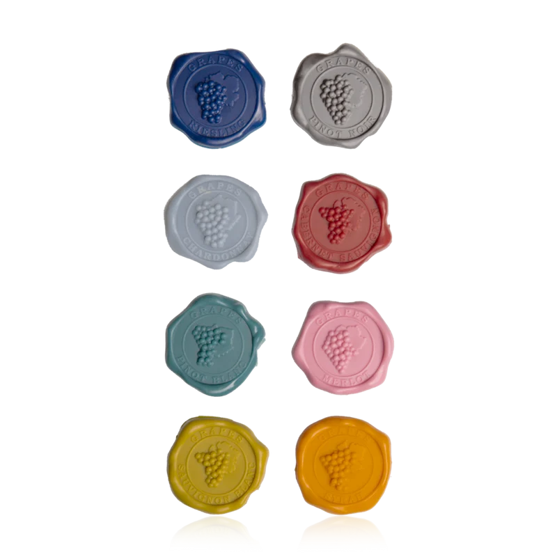 Set de 8 marques-verres - Vacu Vin