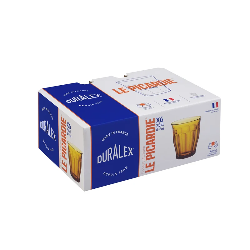 Boîte de 6 gobelets Picardie 25 cl - Duralex