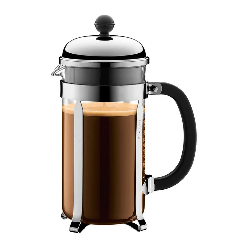 Cafetière Chambord en inox noir - Bodum