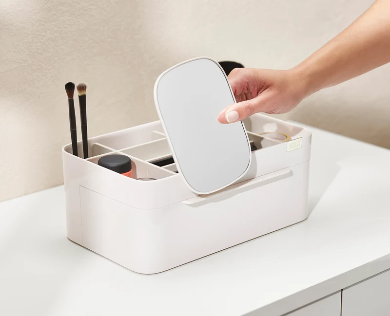 Grand organisateur pour cosmétiques avec miroir amovible - Joseph Joseph