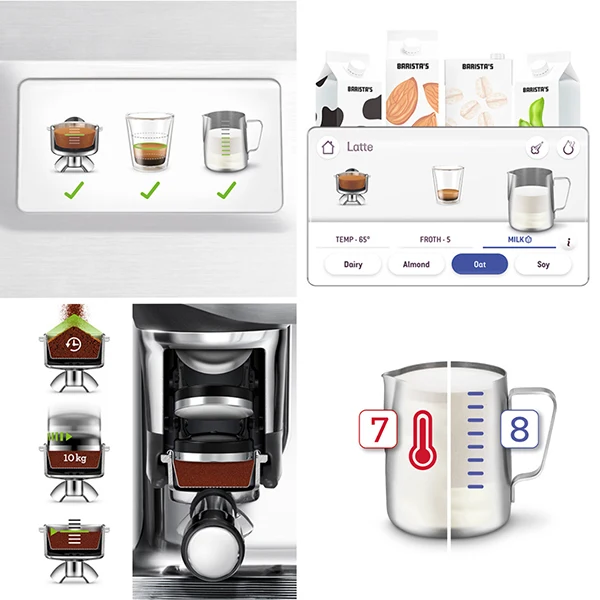 Machine à expresso The Barista Touch™ Impress Cold avec extraction à froid SES882 Sage