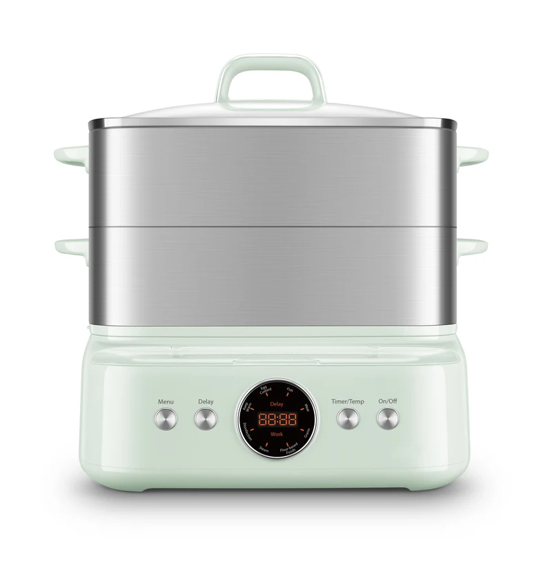 Supor SM30D21US Smart Electric Food Steamer | 3-Tier Large Capacity | Rapid Steam Technology | 24H Preset