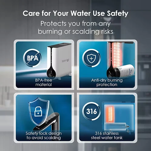 Waterdrop K6: 2-in-1 Reverse Osmosis System and Instant Hot Water Dispenser