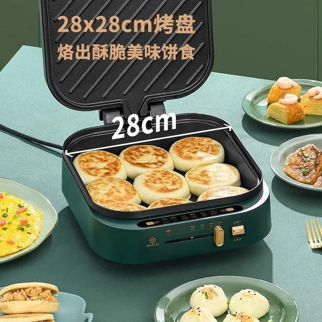 Liven Electric Pancake G-13, household electric pancake pan with deeper and larger size, large all-in-one shabu-shabu pan, multi-functional electric hot pot, electric wok, electric pancake pan, 4L