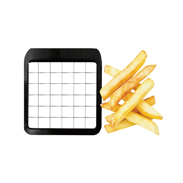 Coupe-légumes inox 2 grilles de coupe Mathon