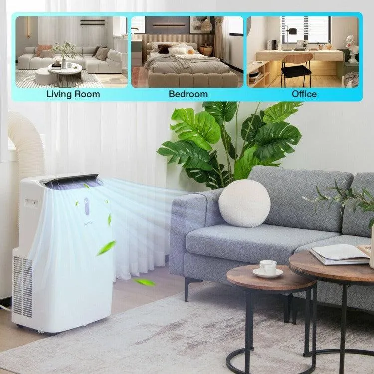 Portable Air Conditioner FP10116US-WH with APP and WiFi Control,14000 BTU