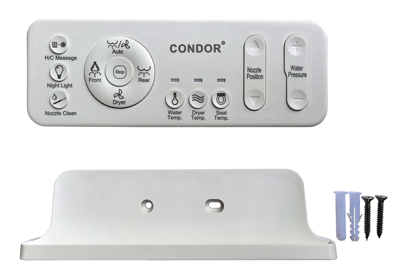 Condor C-FIM535 Smart Bidet Toilet Seat | Heated Seat | Air Dry | 110V | CA/US